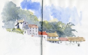 lynmouth sketch 2